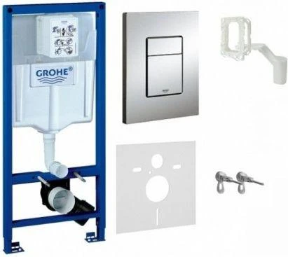 WC potinkinio rėmo komplektas GROHE Rapid SL (5 in 1), 38827000