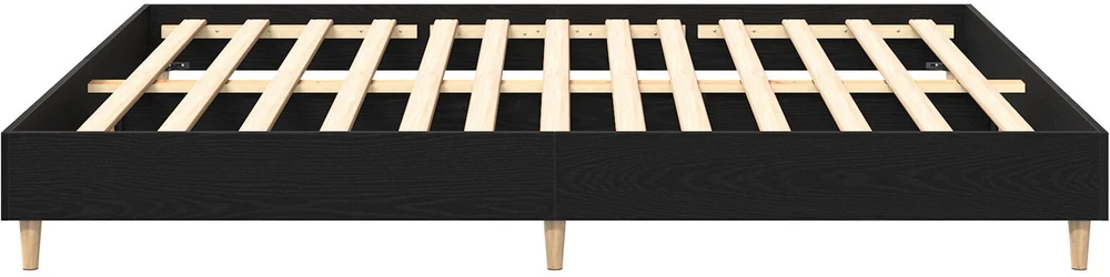 Lovos rėmas Juodas ąžuolas 203 x 203 x 25 cm Apdirbta mediena