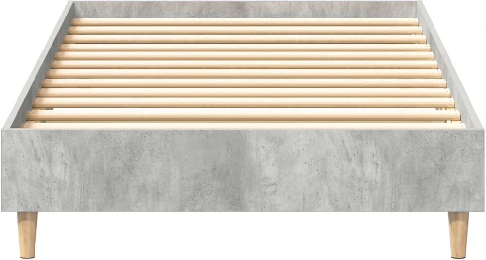 Lova Lovos rėmas Betono pilka 203 x 93 x 25 cm Apdirbta mediena