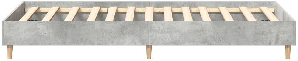Lova Lovos rėmas Betono pilka 203 x 93 x 25 cm Apdirbta mediena