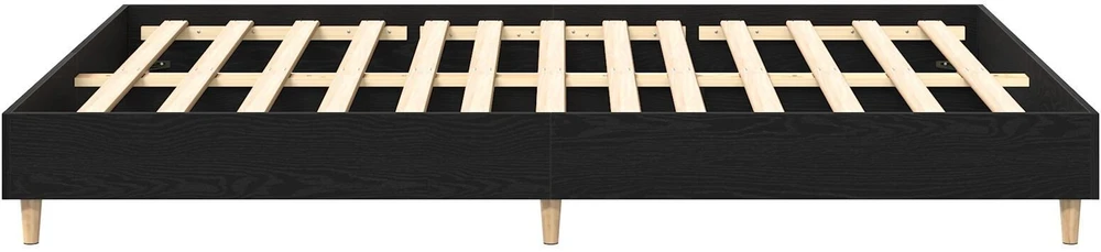 Lovos rėmas Juodas ąžuolas 203 x 153 x 25 cm Apdirbta mediena