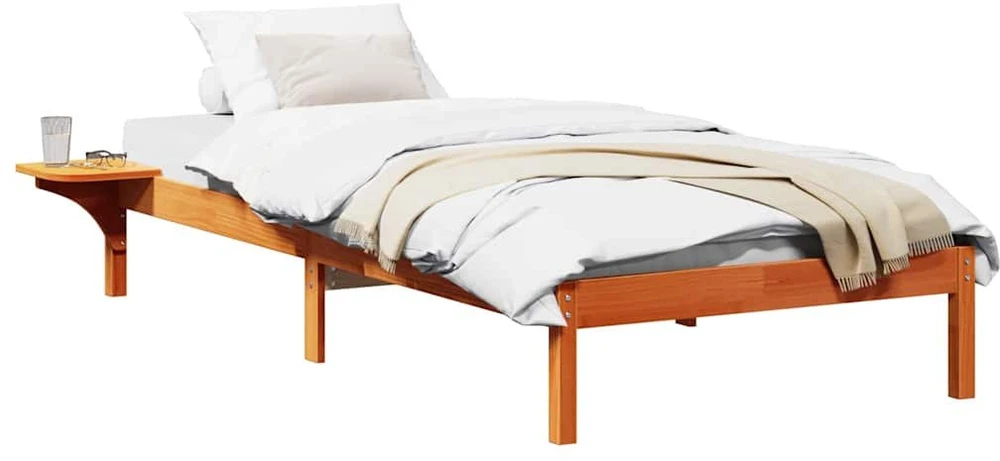 Lova Lovos rėmas Vaško ruda 75 x 190 cm Kietos pušies mediena