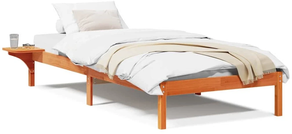 Lova Lovos rėmas Vaško ruda 75 x 190 cm Kietos pušies mediena