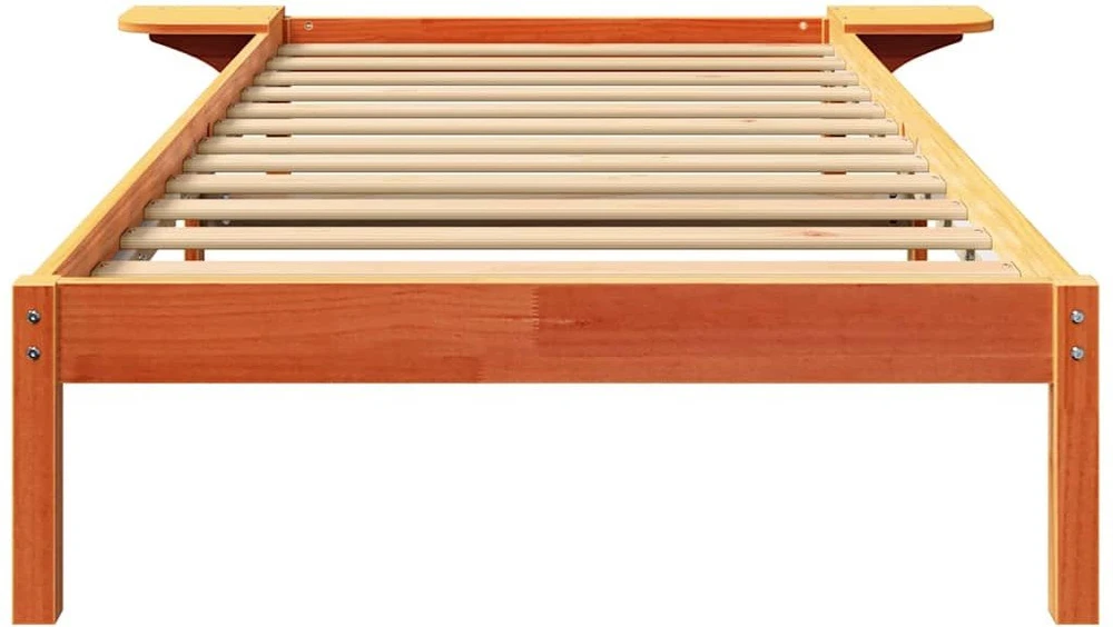 Lova Lovos rėmas Vaško ruda 75 x 190 cm Kietos pušies mediena