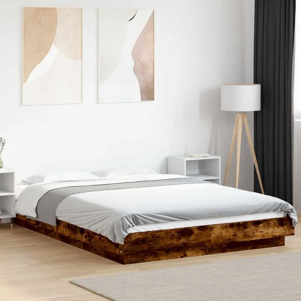 Lova Lovos rėmas Vaško ruda 80 x 200 cm Kietos pušies mediena