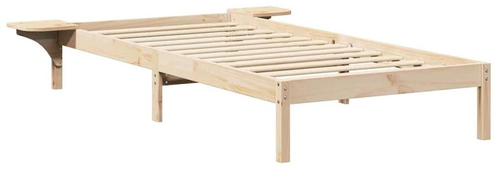 Lova Lovos rėmas Natūrali 90 x 190 cm Kietos pušies mediena