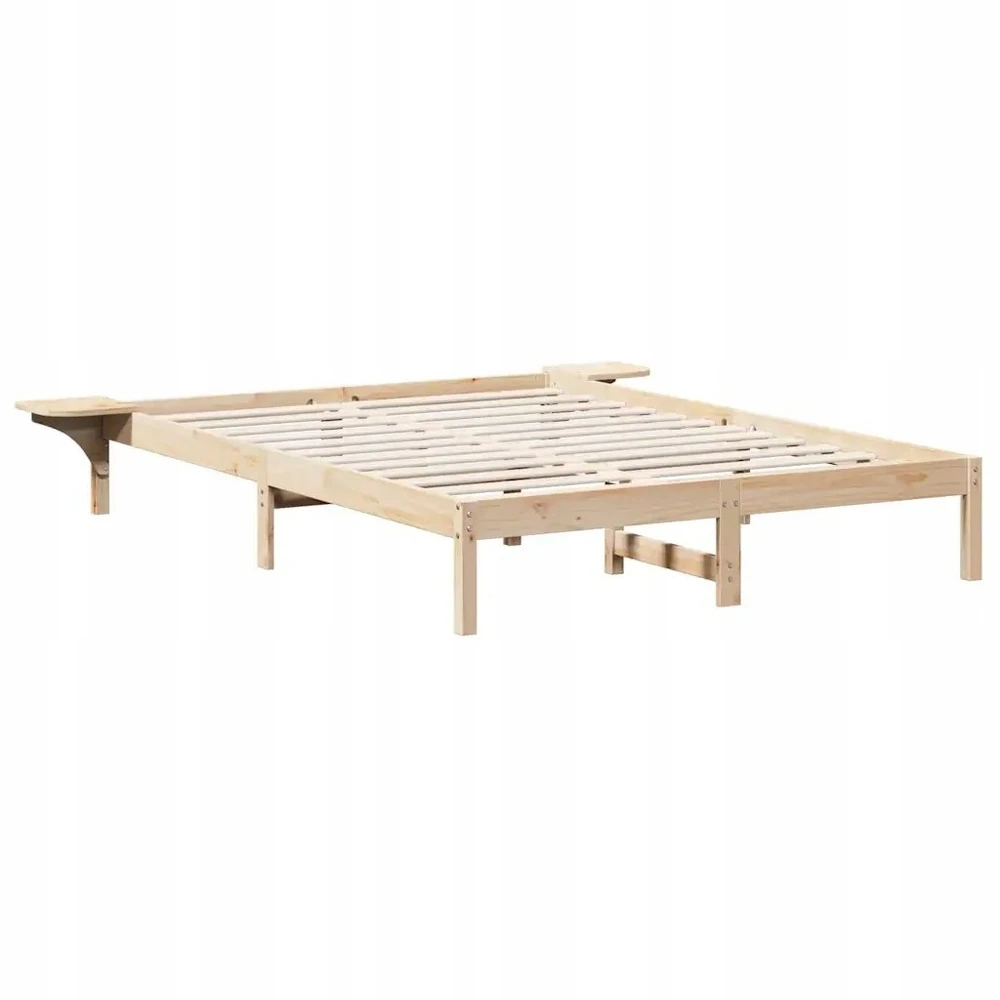 Lovos rėmas Natūrali 150 x 200 cm Kietos pušies mediena