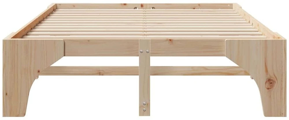 Lovos rėmas Ruda 150 x 200 cm Kietos pušies mediena