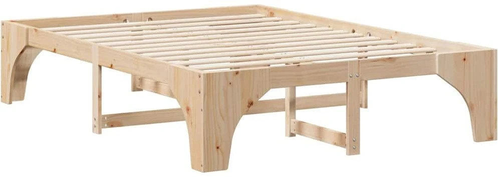 Lovos rėmas Ruda 150 x 200 cm Kietos pušies mediena