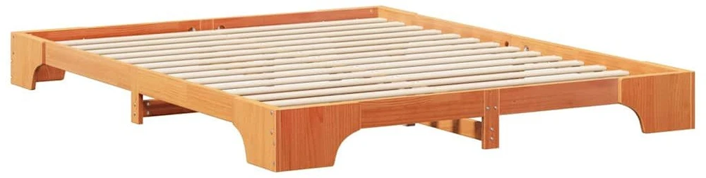 Lova Lovos rėmas Ruda 160 x 210 cm Kietos pušies mediena