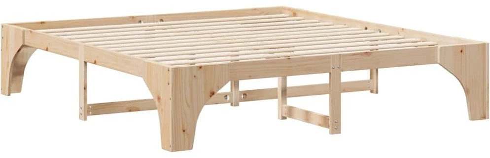 Lovos rėmas Ruda 180 x 200 cm Kietos pušies mediena