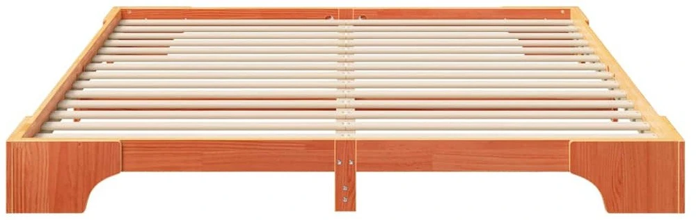 Lova Lovos rėmas Ruda 180 x 210 cm Kietos pušies mediena