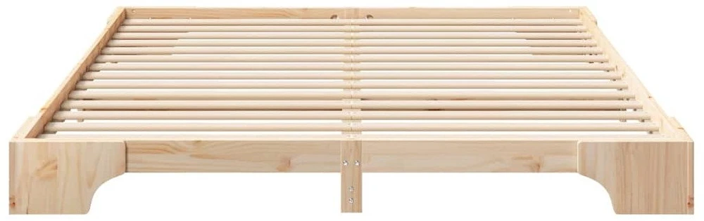 Lova Lovos rėmas Ruda 200 x 210 cm Kietos pušies mediena