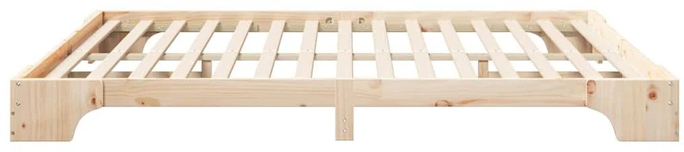 Lova Lovos rėmas Ruda 200 x 210 cm Kietos pušies mediena