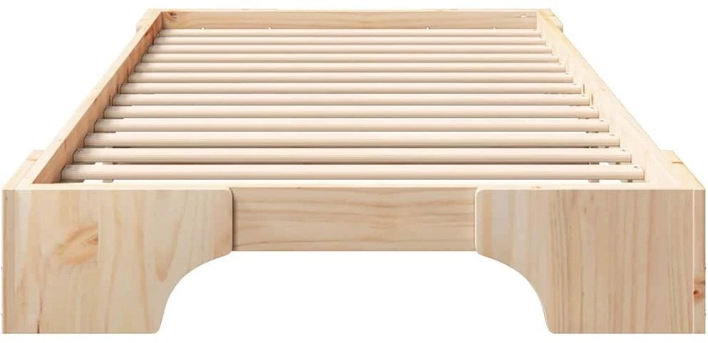 Lova Lovos rėmas Ruda 100 x 210 cm Kietos pušies mediena