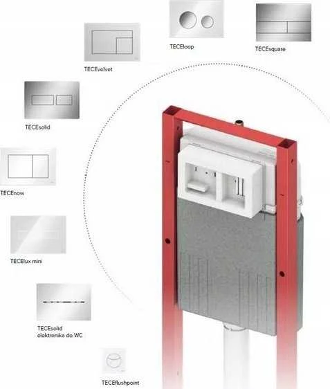 Potinkinis WC rėmas TECEbase 9400440
