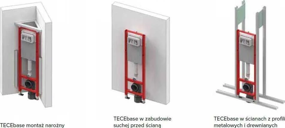 Potinkinis WC rėmas TECEbase 9400440