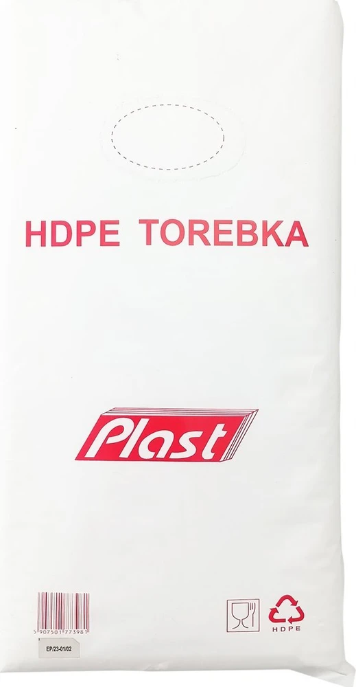 Stella HDPE bakalėjos maišeliai, 14x4x35cm, 1000 vnt., skaidrūs