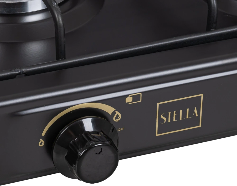 Stella 3 degiklių dujinė viryklė STKGA-03 antracito spalvos