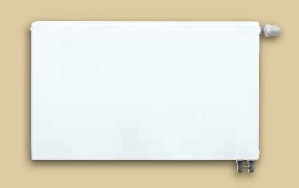 Stelrad Planar dekoratyvinis radiatorius su lygia priekine plokšte Tipas 22 60 x 70 cm kairėje pusėje (GR-ST-P-22070L)