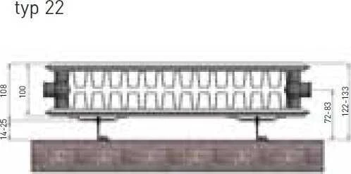 Stelrad HEATER THERMO TEKNIK K33/500X1600 / 2630W