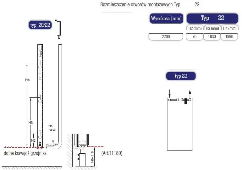 Stelrad Vertex Plan radiatorius tipas 22 500x2200mm 2115W