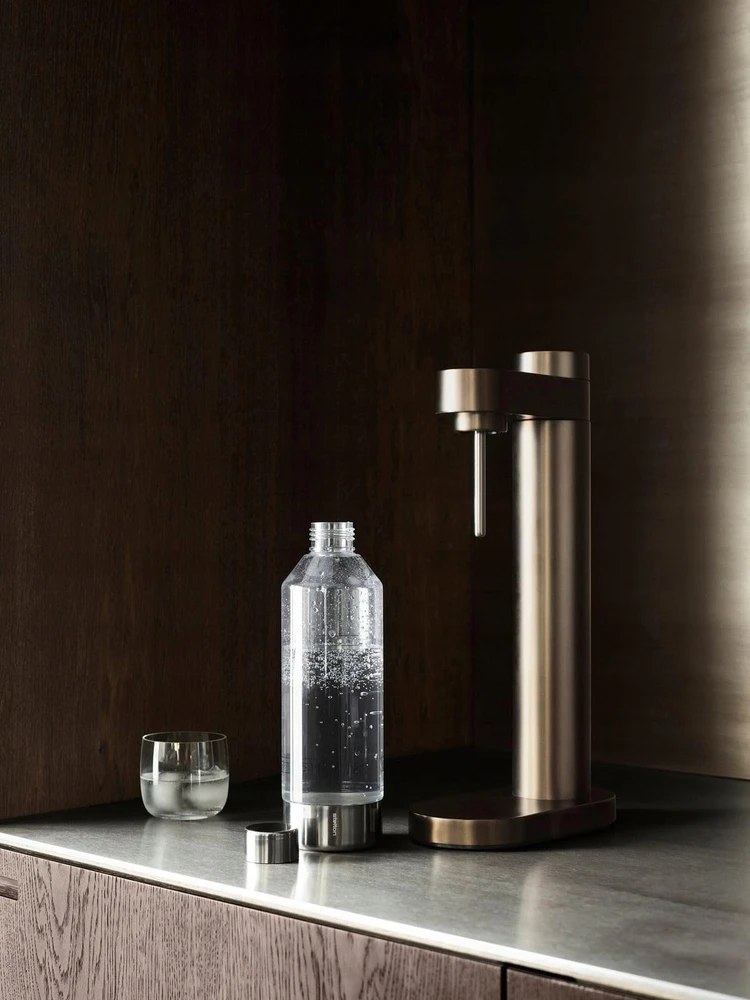 STELTON Brus gazuotų gėrimų gaminimo aparatas, rudas metallic