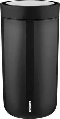 Mug Stelton To Go Click Juodas, 0,2 l