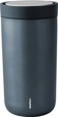 Terminis puodelis - Stelton To Go Click - 0.2 L - Nerūdijantis plienas - Tamsiai mėlyna metalinė