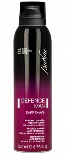 STENDERS BioNike, Defence, valymas ir apsauga, skutimosi putos, 200 ml vyrams