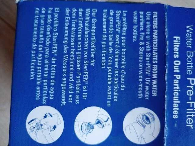 SteriPen Steripen pirminis filtras su 40 mikronų filtru/pločio