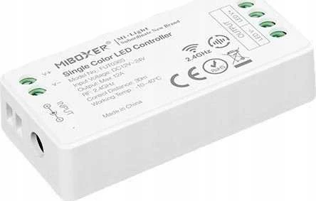LED APŠVIETIMO VALDIKLIS FUT036S 2,4 GHz, MONO 12 ... 24 V DC MiBOXER / Mi-Light