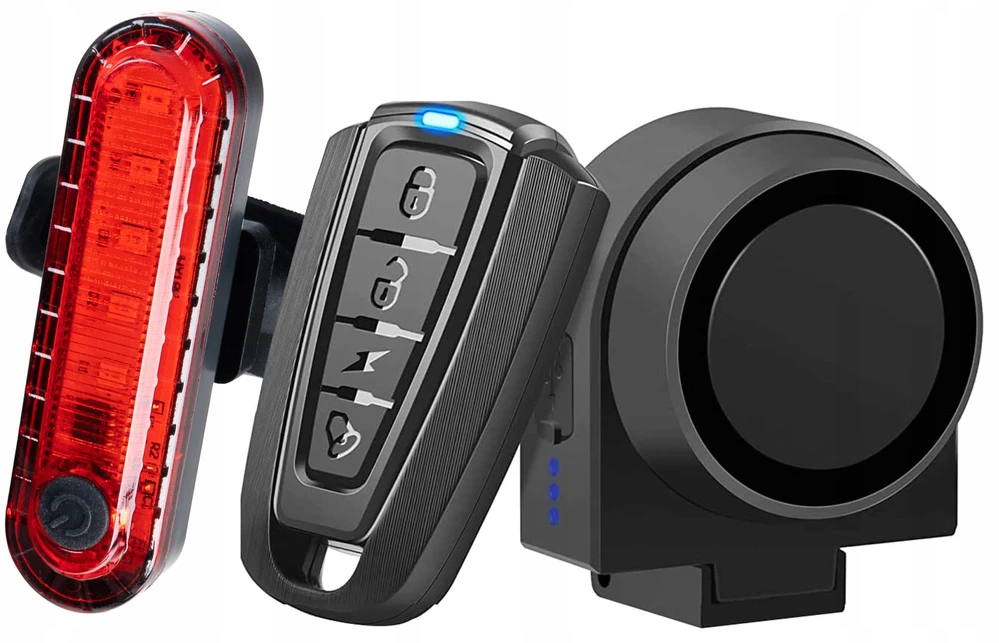 STI Ltd. L47G ALARM ROWEROWY Z LAMPKĄ