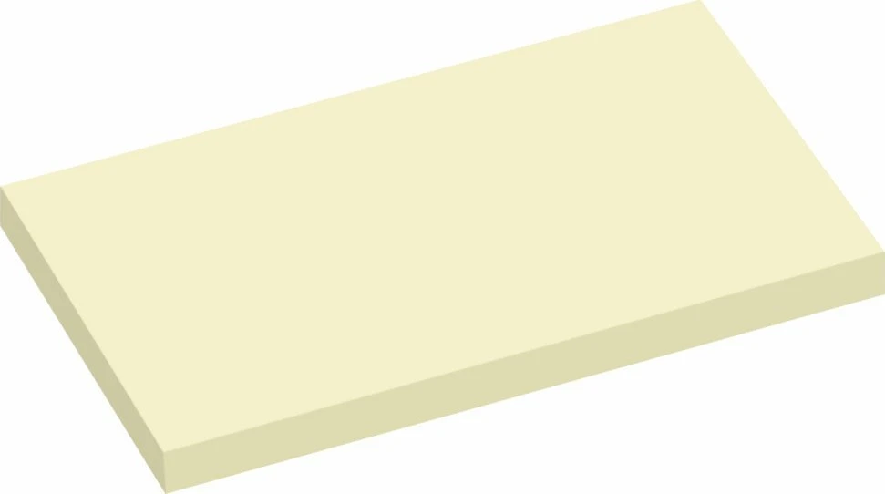 Stickn Notes Q-line Stick'N gul 76x76mm 100 ašmenų 12stk / pak