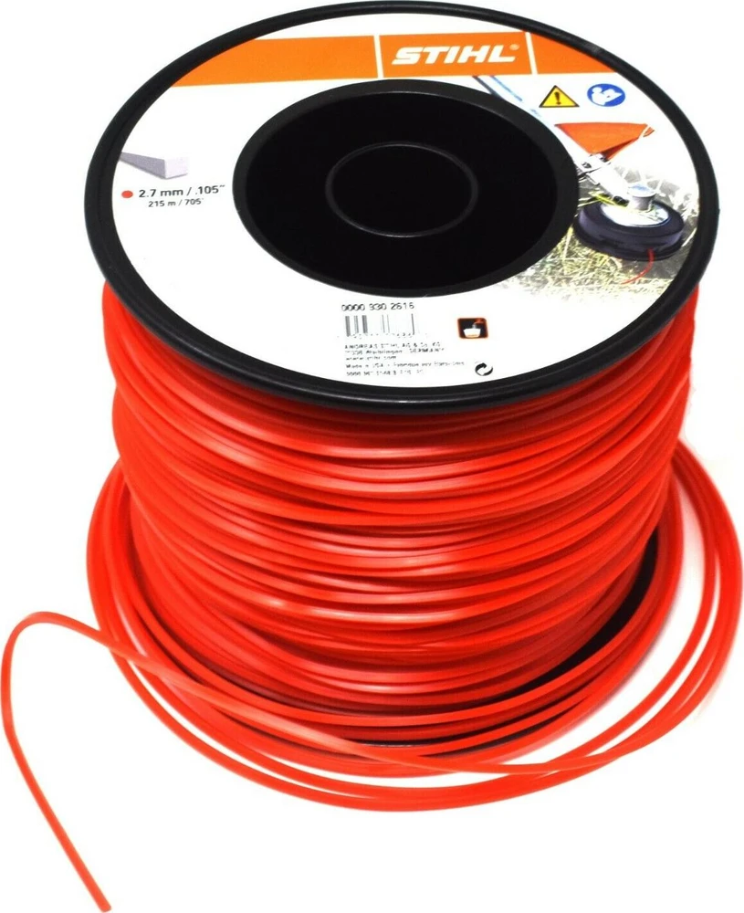 Pjovimo gija Stihl; 2,7 mm x 215 m kvadratinė