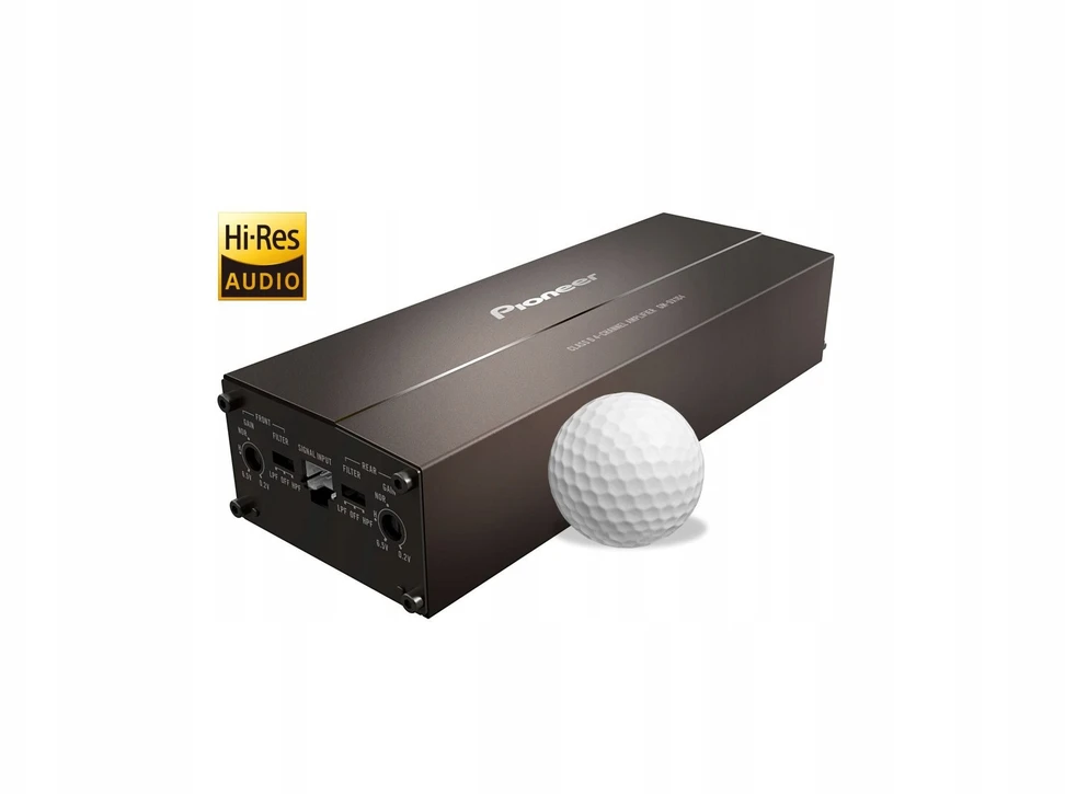 Pioneer GM-DX104 - 4 kanalų Hi-Res skaitmeninis automobilinis garso stiprintuvas, 400 W