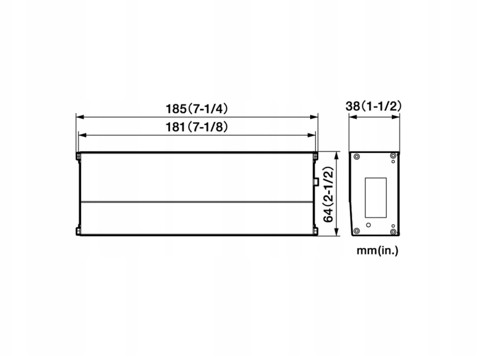Pioneer GM-DX104 - 4 kanalų Hi-Res skaitmeninis automobilinis garso stiprintuvas, 400 W