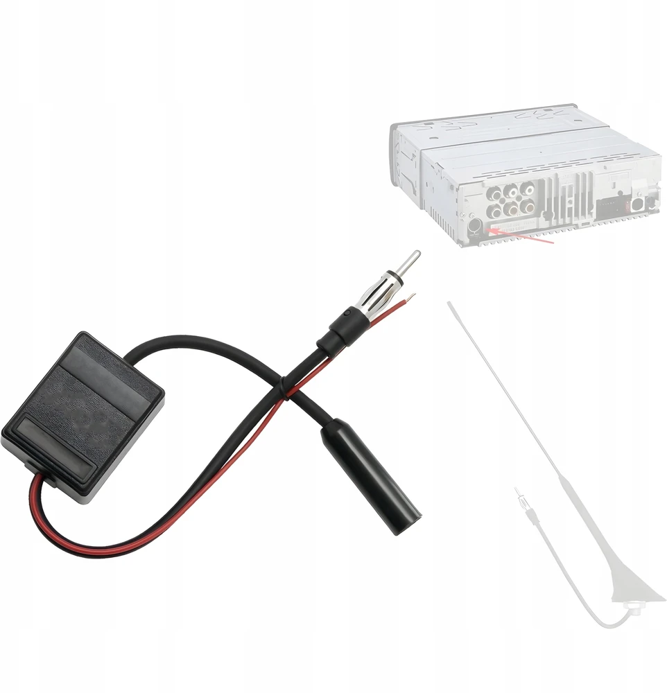 Retoo Stiprintuvas Automobilio antenos stiprintuvas +16db stiprumo