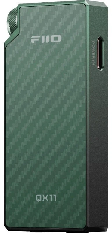 Ausinių stiprintuvas FiiO QX11 emerald juodas – ausinių DAC/amp (6953175750161)