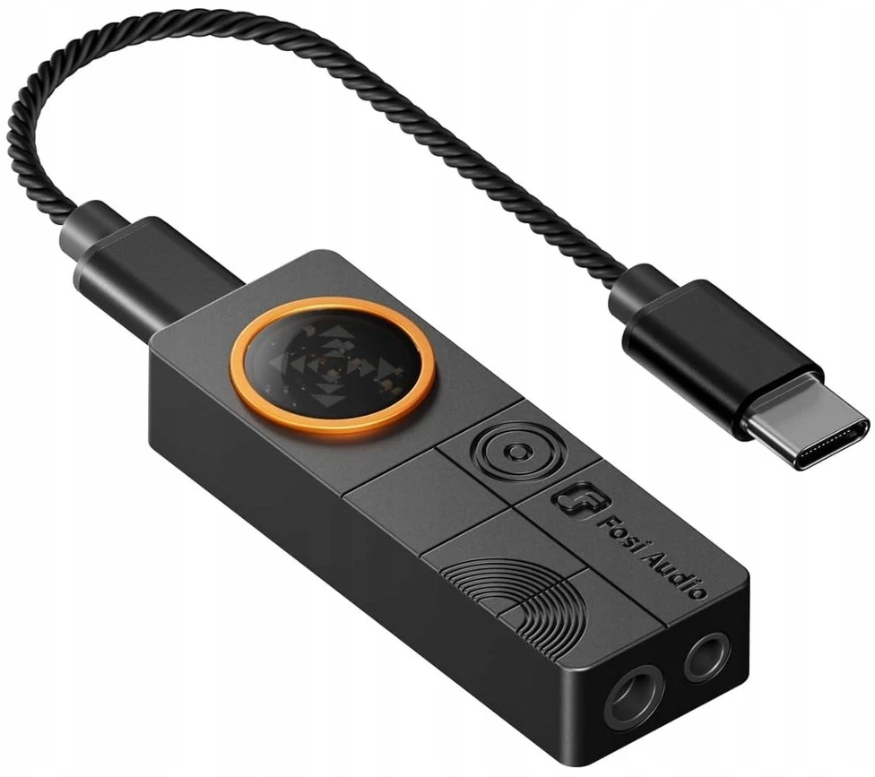Stiprintuvas Fosi Audio DS3 přenosný sluchátkový DAC černý