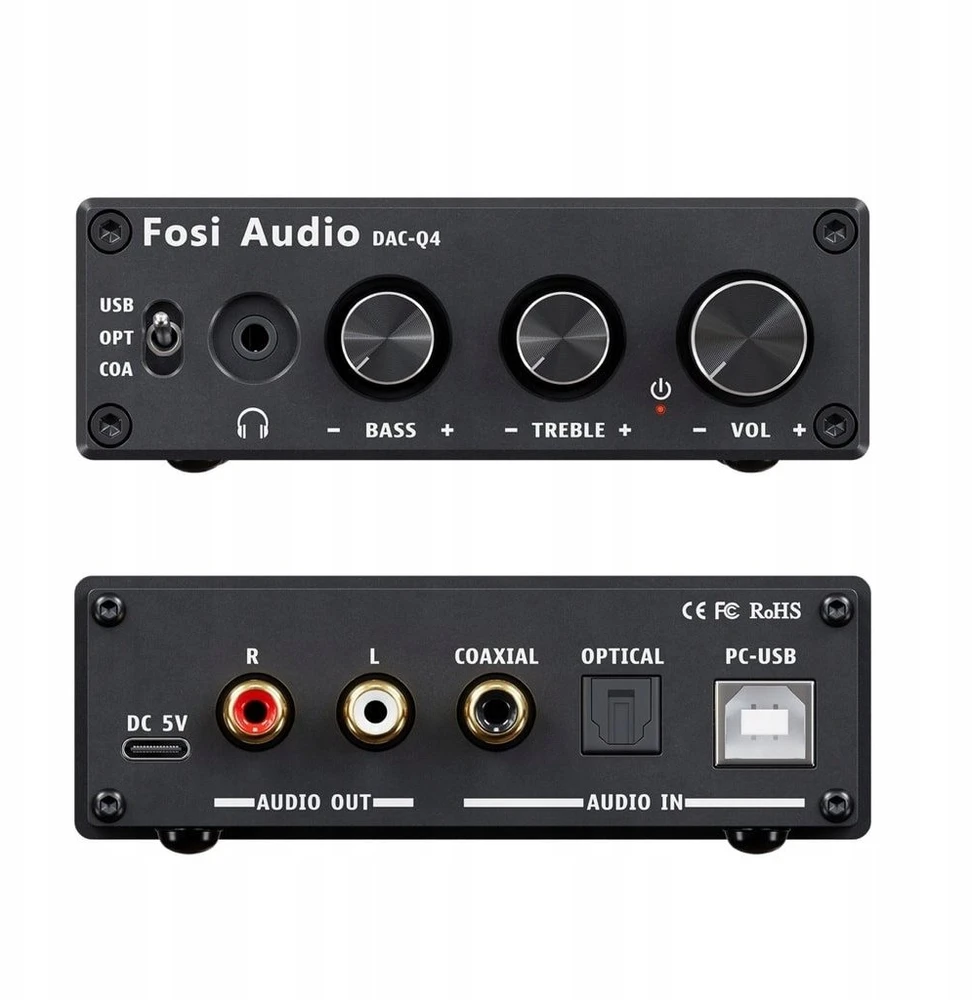 Ausinių stiprintuvas Fosi Audio Tranzistorinis Fosi Audio Q4