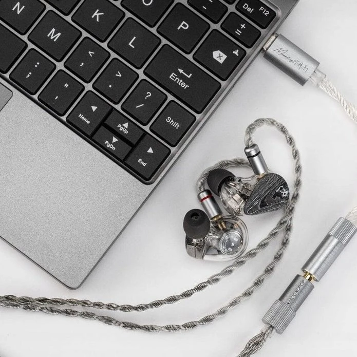 Pelė MOONDROP ECHO A DAC/AMP | Sidabrinis