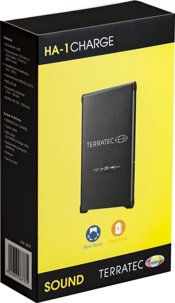 Terratec HA-1 0,06 W Juoda