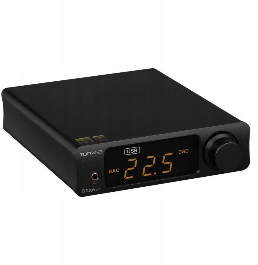 Topping DX3 Pro+ BK - USB DAC and headphone amplifier, juodas