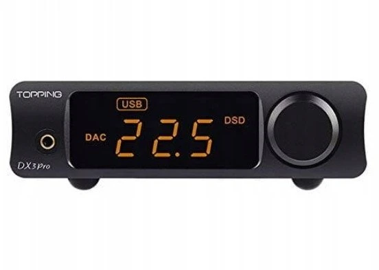 Topping DX3 Pro+ BK - USB DAC and headphone amplifier, juodas
