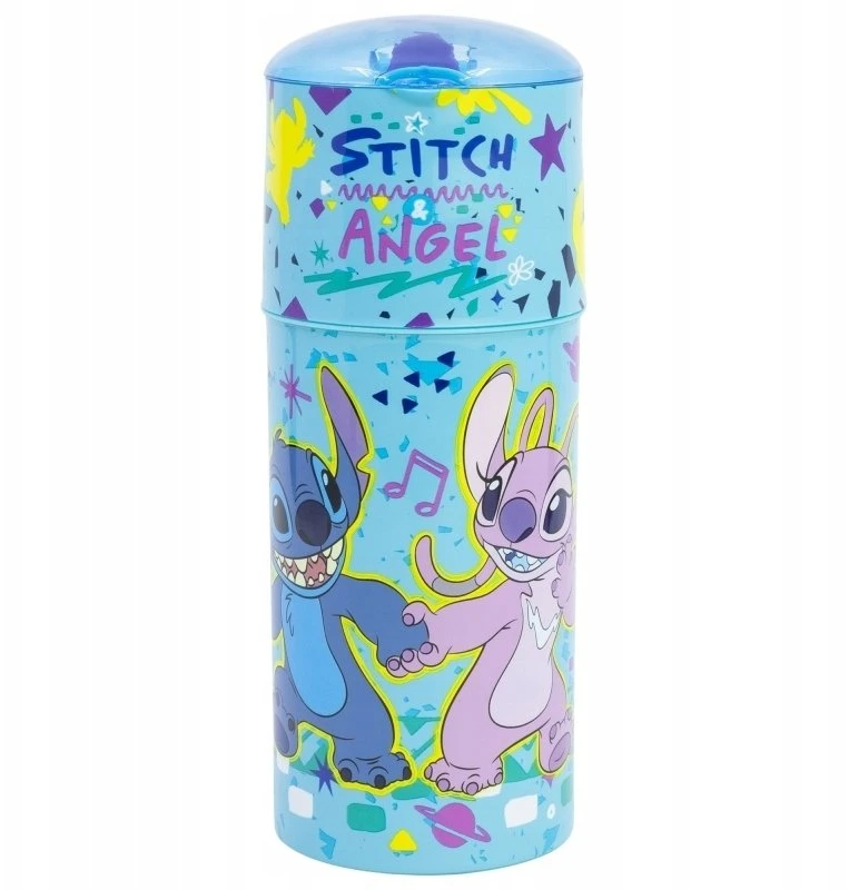 STOR „Disney Stitch“ – „Ecozen“ 350 ml buteliukas su snapeliu iš „Stitch & Angel“ kolekcijos