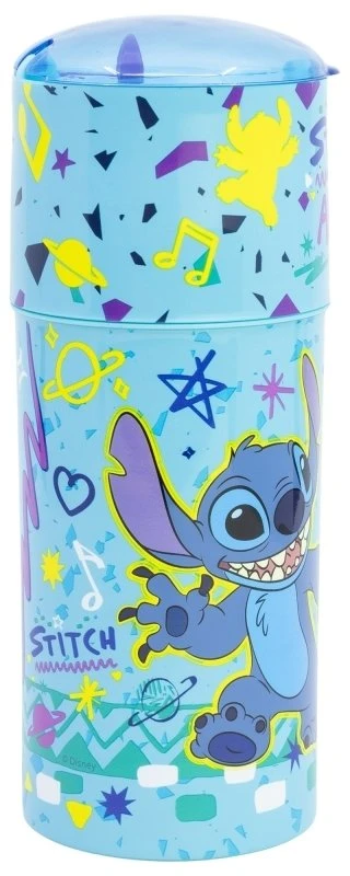 STOR „Disney Stitch“ – „Ecozen“ 350 ml buteliukas su snapeliu iš „Stitch & Angel“ kolekcijos