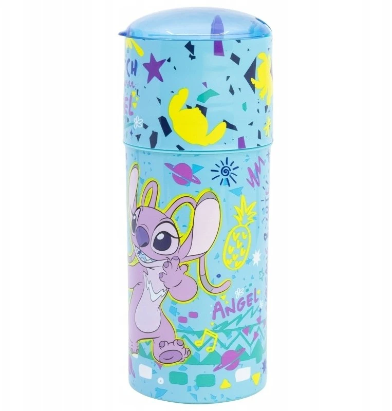 STOR „Disney Stitch“ – „Ecozen“ 350 ml buteliukas su snapeliu iš „Stitch & Angel“ kolekcijos