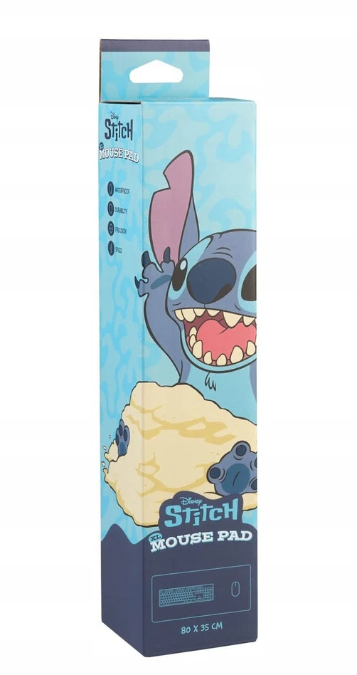 Disney Stitch - Mata žaidimams / na biurko XXL (80 x 35 cm)