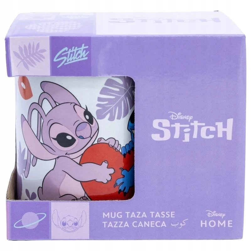 Disney Stitch - keraminis puodelis dovanų dėžutėje iš Stitch & Angel kolekcijos, 325 ml